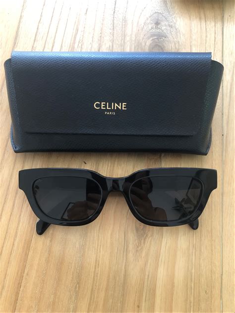 celine catherine black &|Celine Catherine CL4004IN Sunglasses .